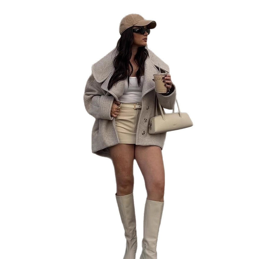 Damer Oversized Ullkappa Mirla 1759372695-Eva Jonsson