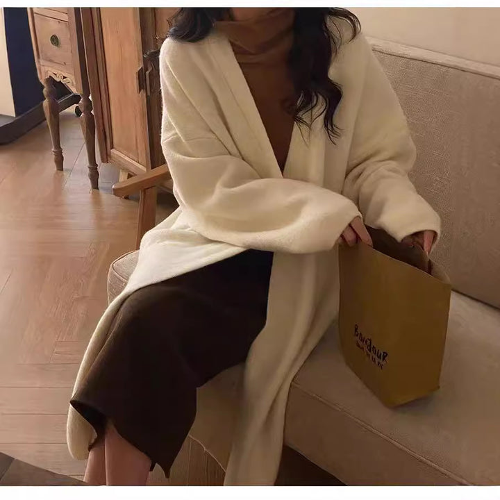 Damer Oversized Ullkappa med mjukt innerfoder Mirla-Eva Jonsson
