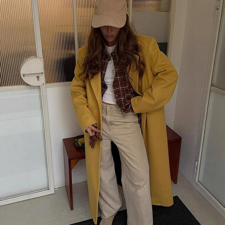 Damer Oversized Ullkappa med stilren snitt Eva Jonsson-Eva Jonsson