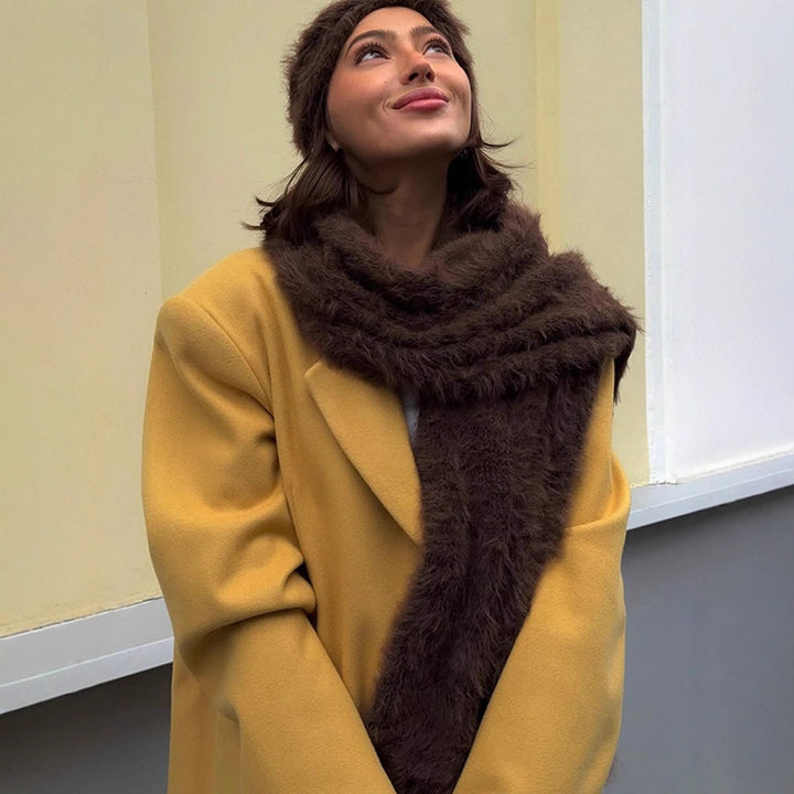 Damer Oversized Ullkappa med stilren snitt Eva Jonsson-Eva Jonsson