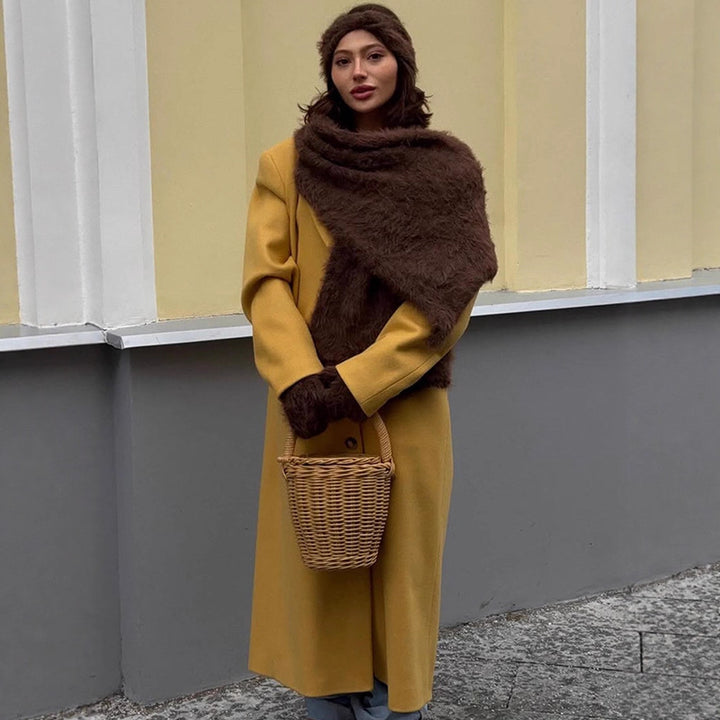 Damer Oversized Ullkappa med stilren snitt Eva Jonsson-Eva Jonsson