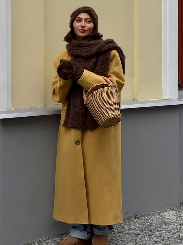 Damer Oversized Ullkappa med stilren snitt Eva Jonsson-Eva Jonsson