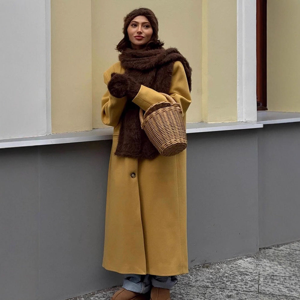 Damer Oversized Ullkappa med stilren snitt Eva Jonsson-Eva Jonsson