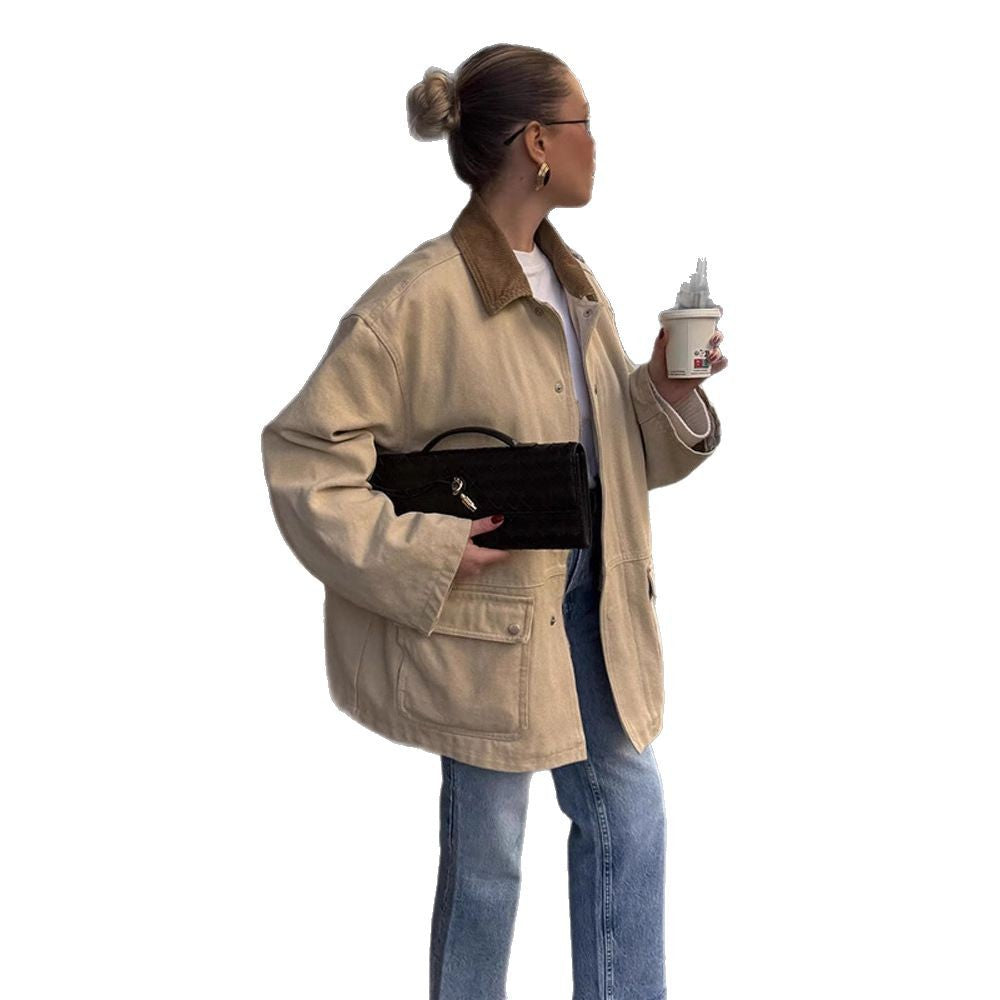 Damer Oversized Utility-Jacka Eva Jonsson-Eva Jonsson