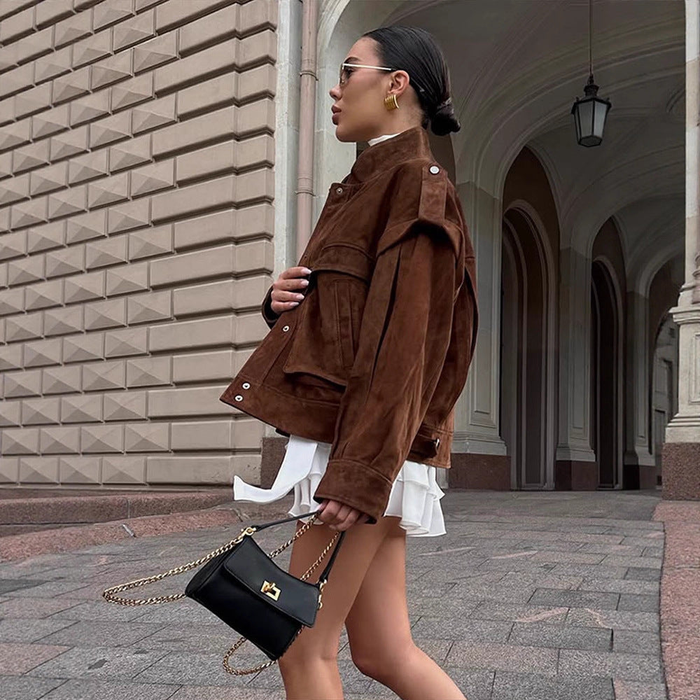 Damer Oversized Velourjacka Mirla-Eva Jonsson