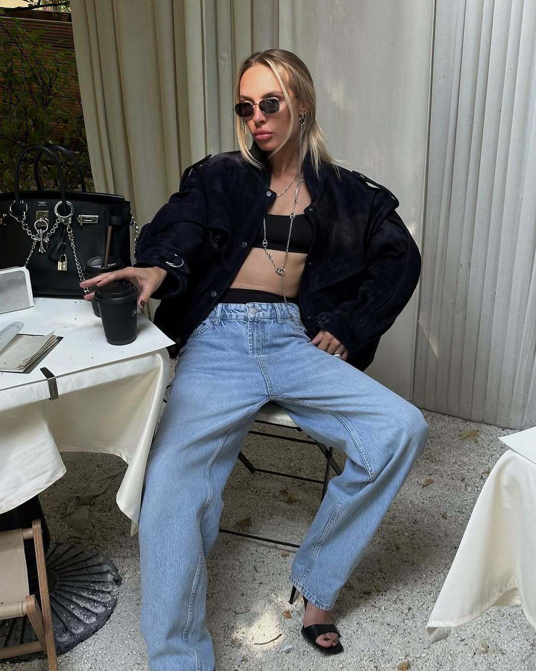 Damer Oversized Velourjacka Mirla-Eva Jonsson