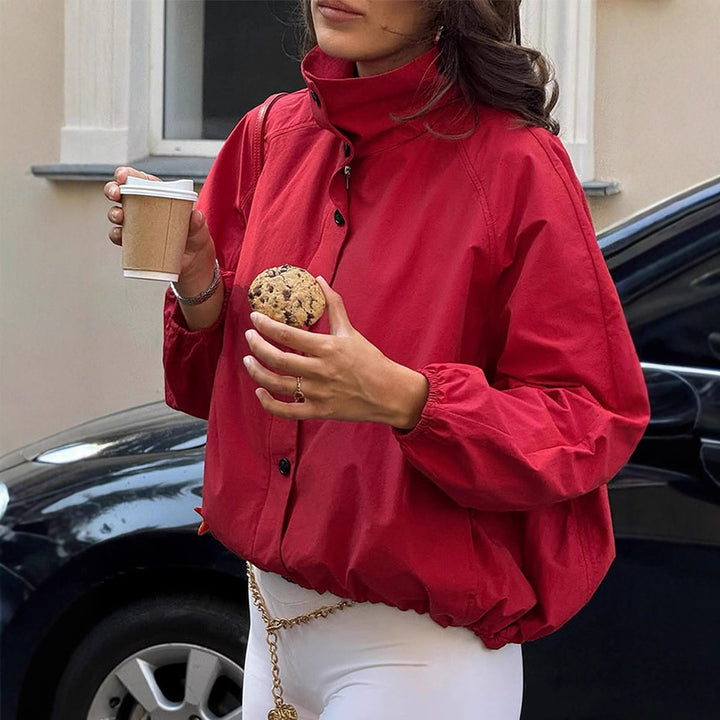 Damer Oversized Vindjacka med hög krage Mirla-Eva Jonsson