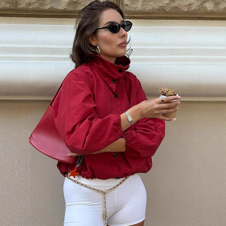 Damer Oversized Vindjacka med hög krage Mirla-Eva Jonsson