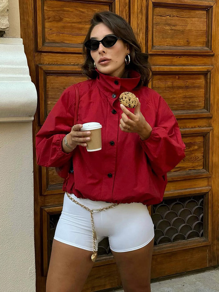 Damer Oversized Vindjacka med hög krage Mirla-Eva Jonsson