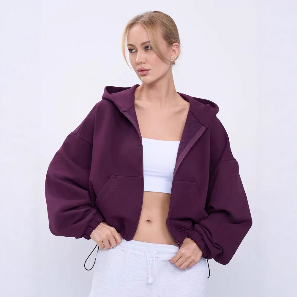 Damer Oversized Zip-Hoodie Mirla-Eva Jonsson