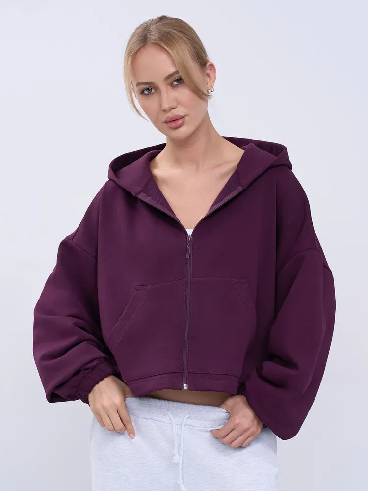 Damer Oversized Zip-Hoodie Mirla-Eva Jonsson