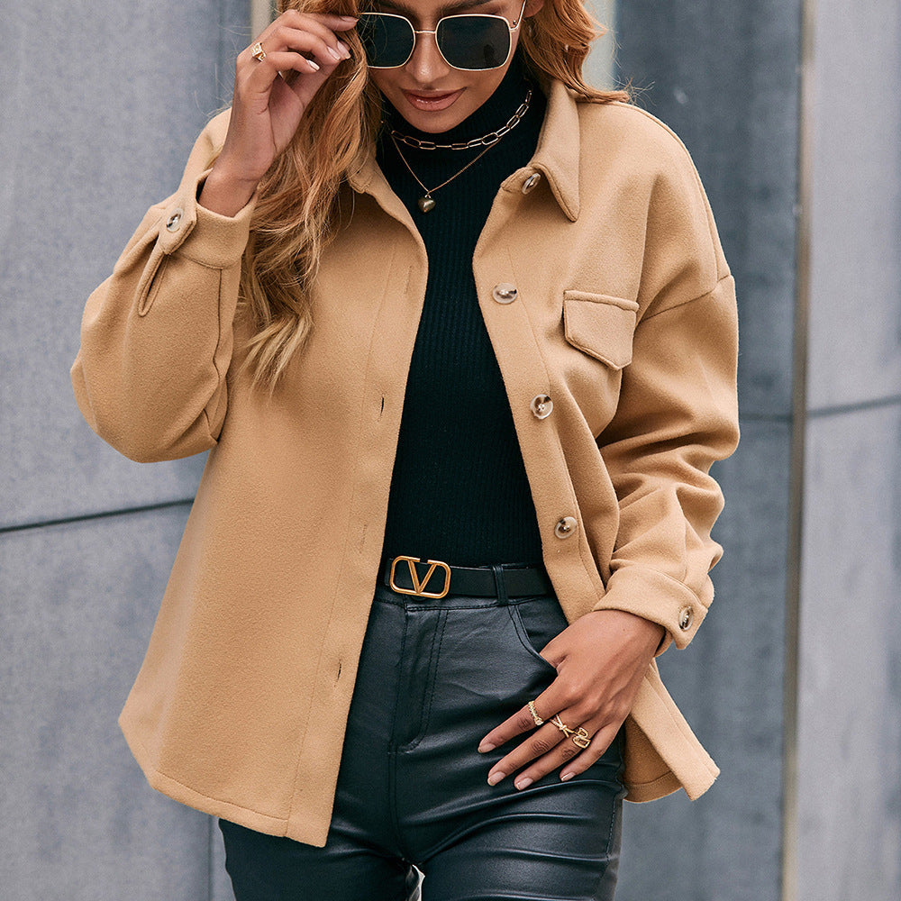 Damer Oversized-fleecejacka med praktiska fickor och fashionabel klipp Eva Jonsson-Eva Jonsson