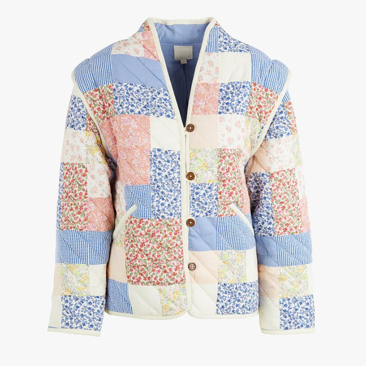 Damer Patchwork-quiltad jacka Mirla-Eva Jonsson