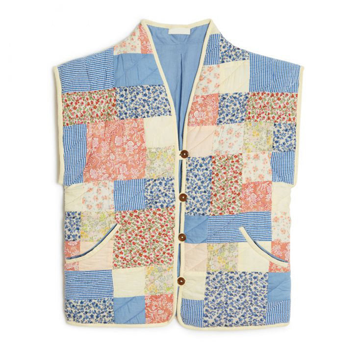 Damer Patchwork-quiltad jacka Mirla-Eva Jonsson