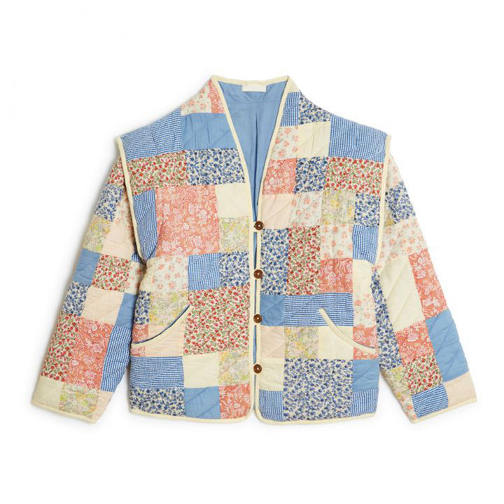 Damer Patchwork-quiltad jacka Mirla-Eva Jonsson