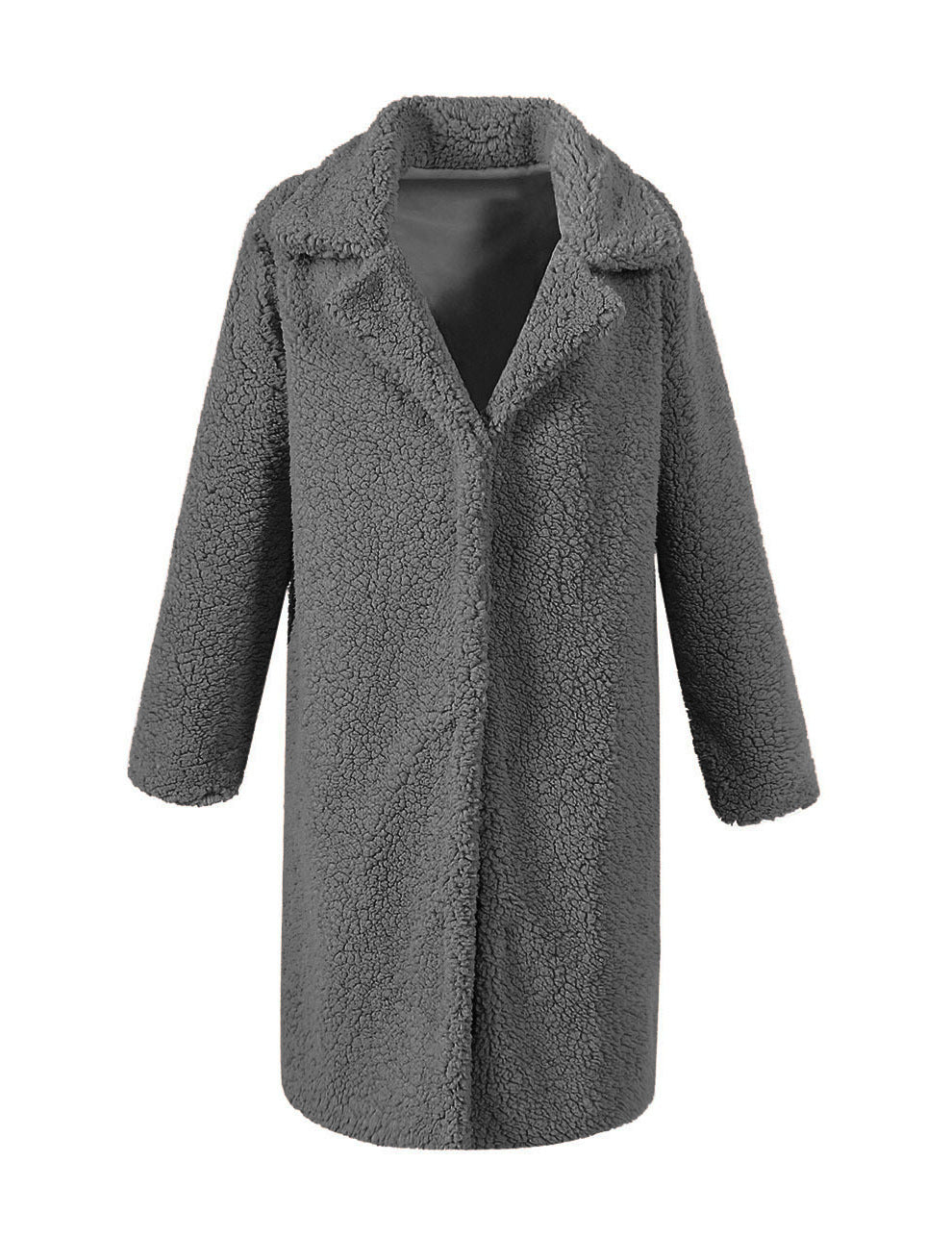Damer Plysch Långkappa med oversized passform Mirla-Eva Jonsson