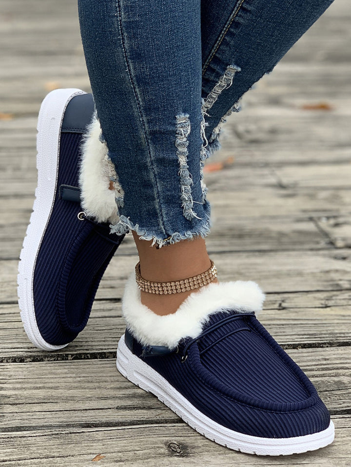 Damer Plysch Slip-On Innegårds skor med mjukt innerfoder Mirla-Eva Jonsson