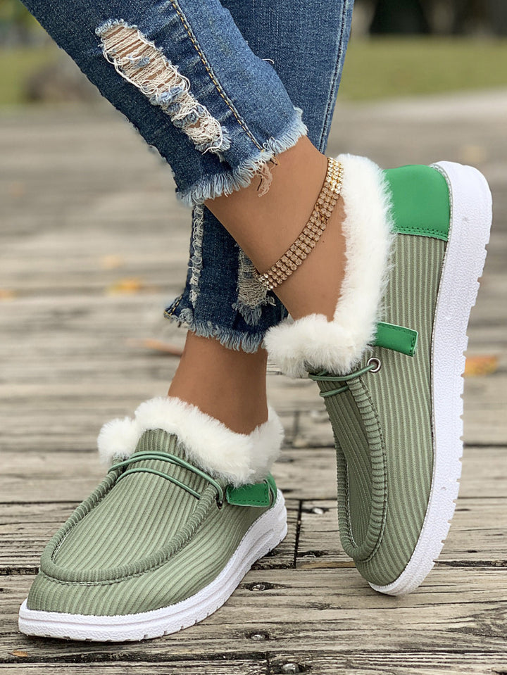 Damer Plysch Slip-On Innegårds skor med mjukt innerfoder Mirla-Eva Jonsson