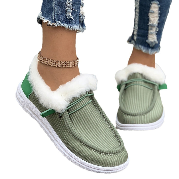 Damer Plysch Slip-On Innegårds skor med mjukt innerfoder Mirla-Eva Jonsson
