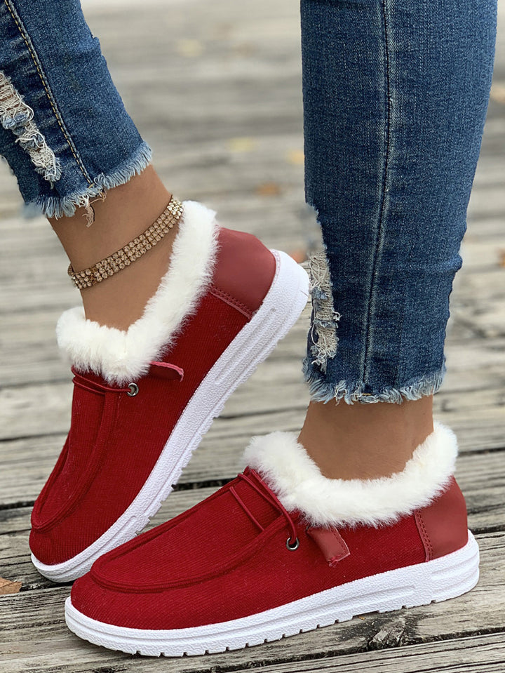Damer Plysch Slip-On Innegårds skor med mjukt innerfoder Mirla-Eva Jonsson