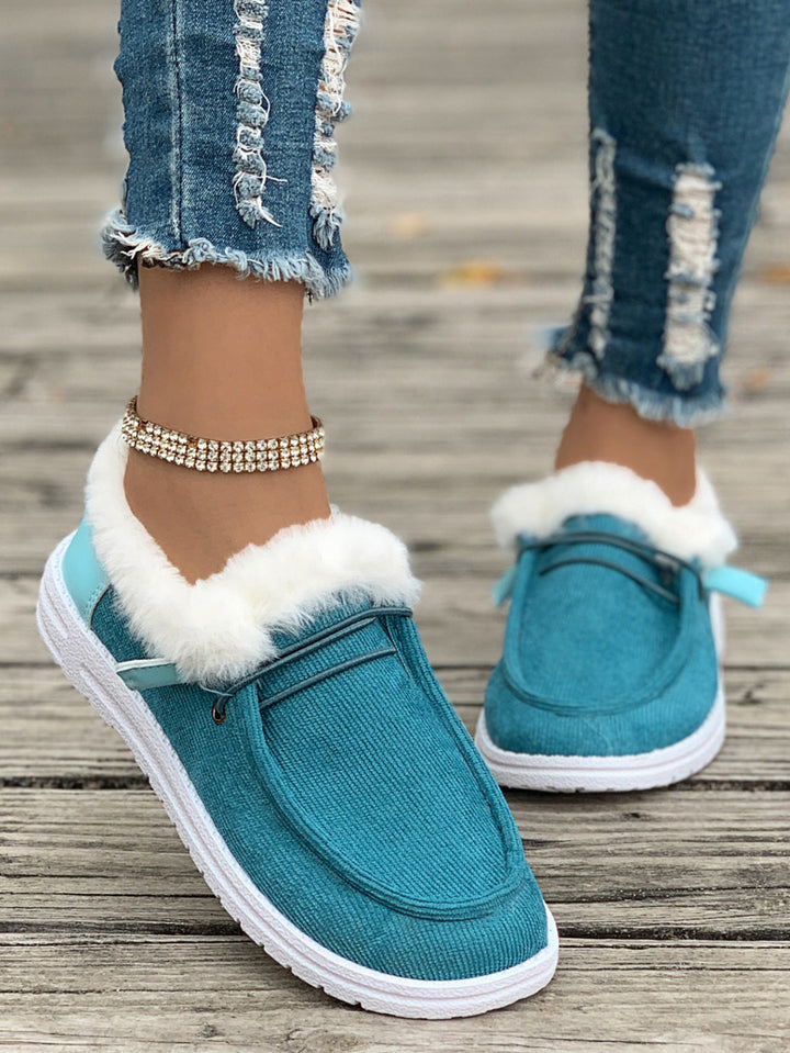 Damer Plysch Slip-On Innegårds skor med mjukt innerfoder Mirla-Eva Jonsson