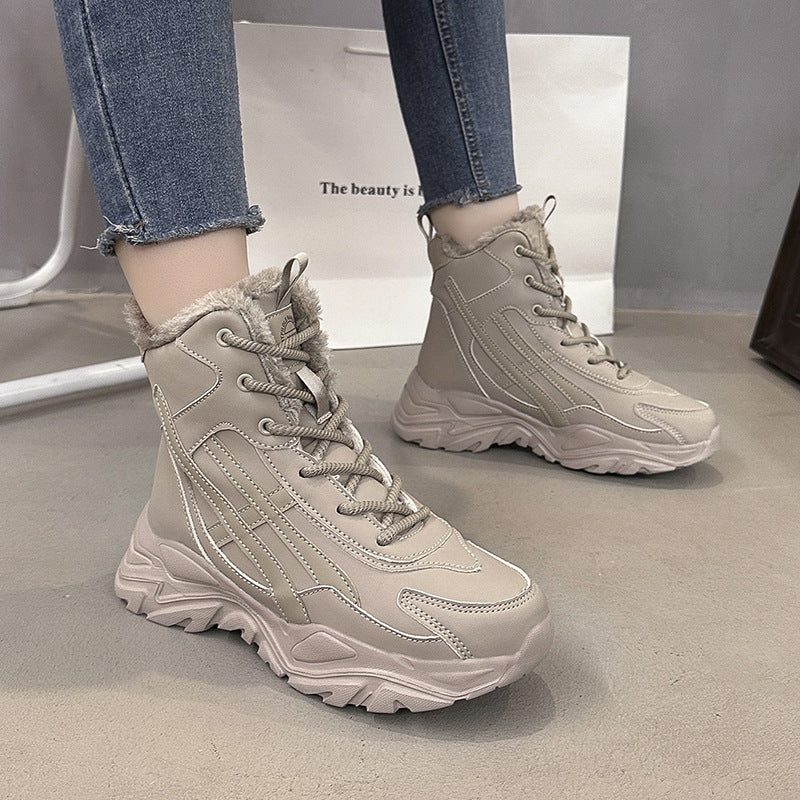 Damer Plyschfodrade Vinter Sneakers Eva Jonsson-Eva Jonsson