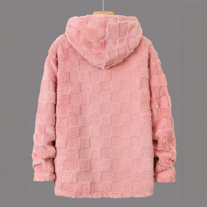 Damer Plyschig Fleecjacka med Huva Eva Jonsson-Eva Jonsson