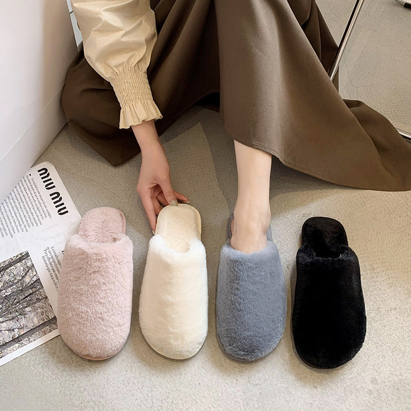 Damer Plyschiga Tofflor i mjukt Fleece-material Mirla-Eva Jonsson