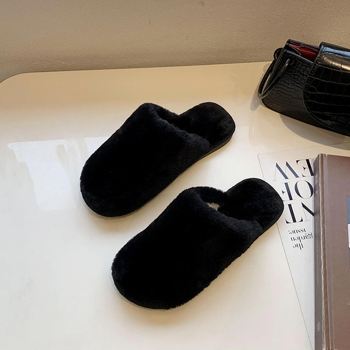 Damer Plyschiga Tofflor i mjukt Fleece-material Mirla-Eva Jonsson