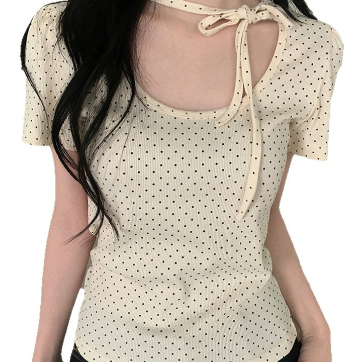 Damer Polka Dot Blus Mirla-Eva Jonsson