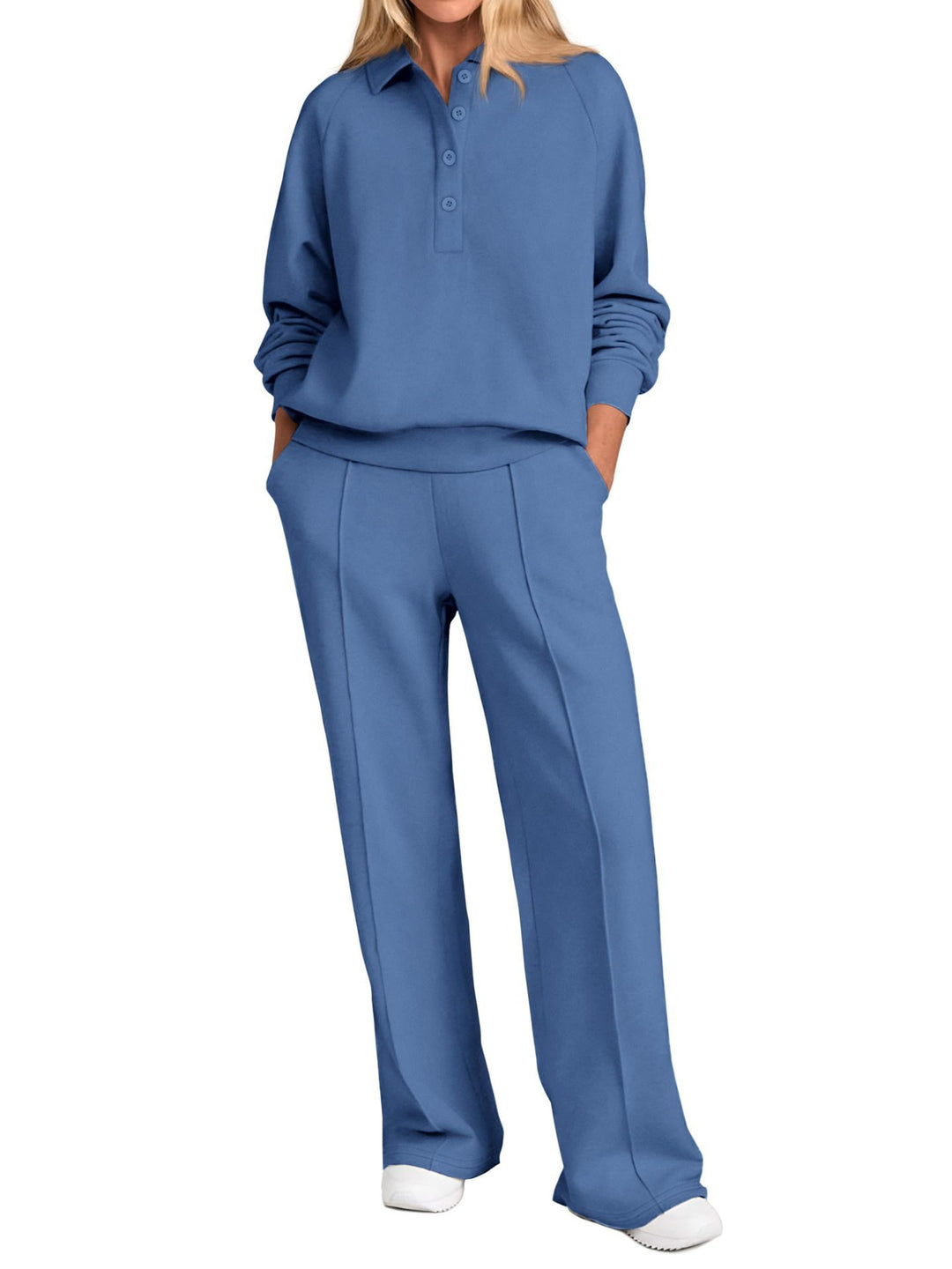 Damer Poloshirt och vida fritidsbyxor Mirla-Eva Jonsson