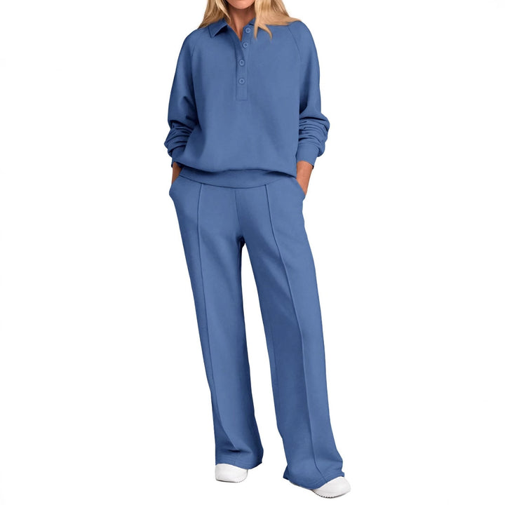 Damer Poloshirt och vida fritidsbyxor Mirla-Eva Jonsson