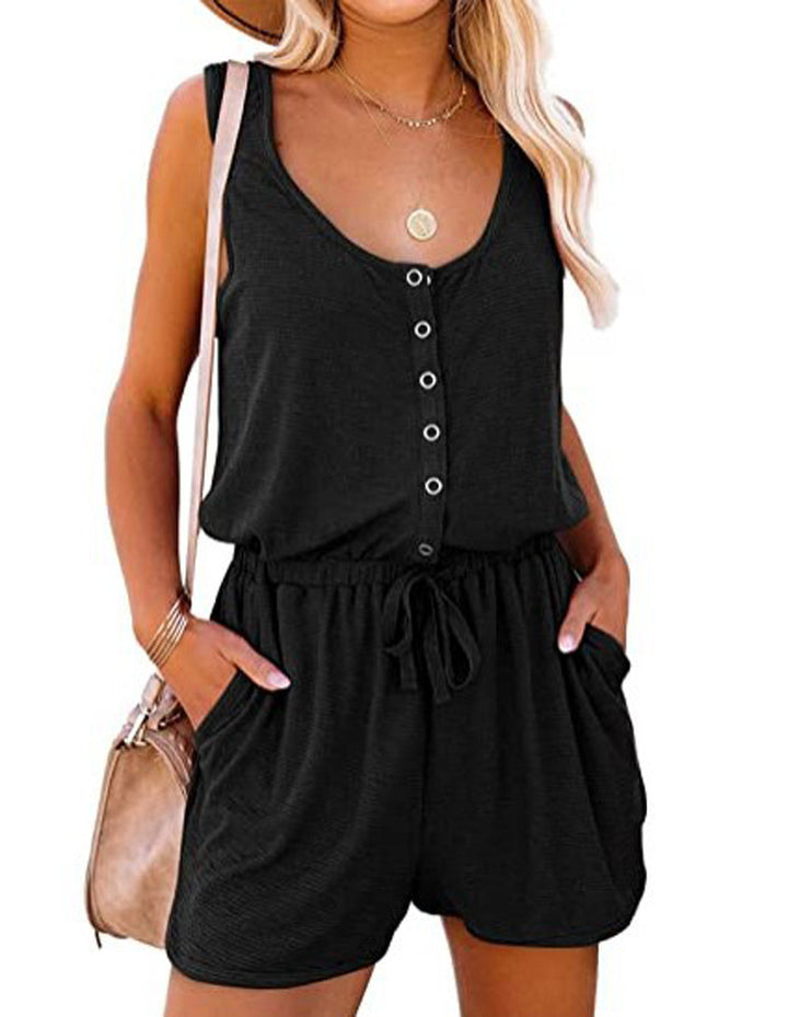 Damer Praktisk Jumpsuit med knappar och justerbar midja Mirla-Eva Jonsson