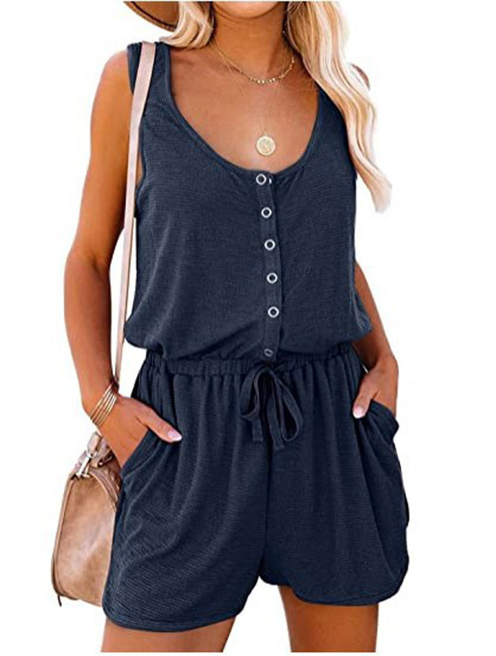 Damer Praktisk Jumpsuit med knappar och justerbar midja Mirla-Eva Jonsson