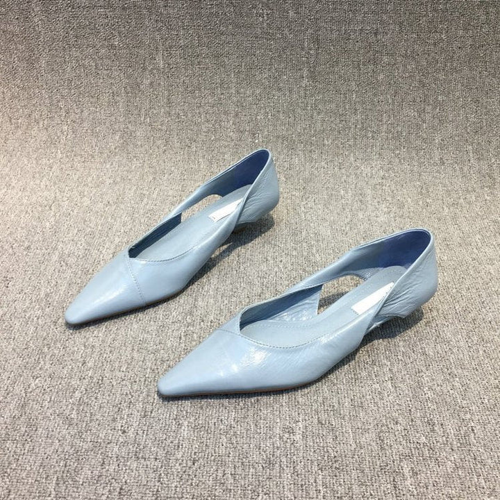 Damer Raffinerad Spets Ballerinas med Mjuk Läderyta Mirla-Eva Jonsson