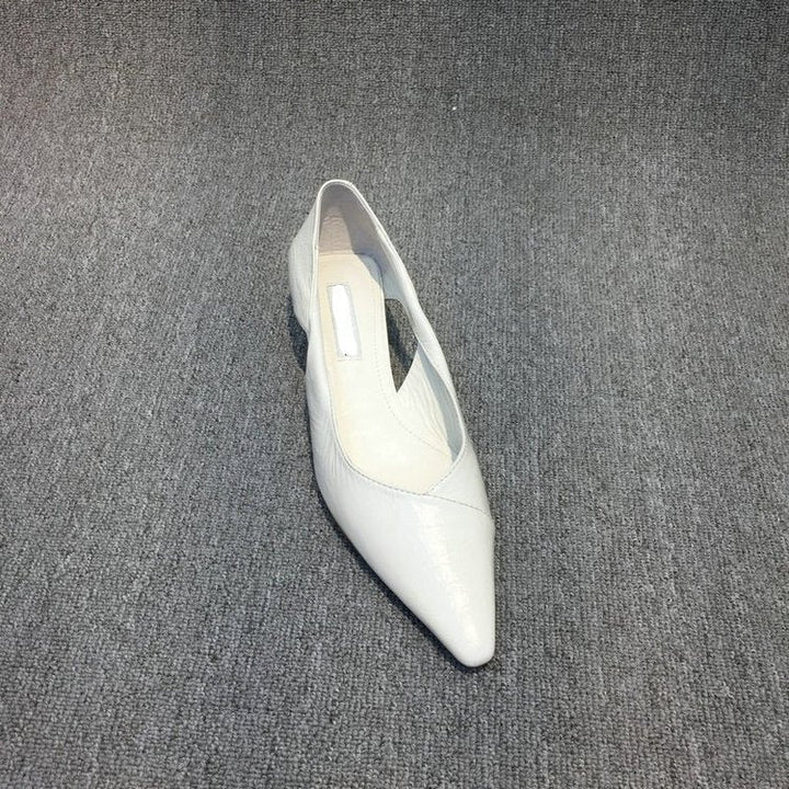 Damer Raffinerad Spets Ballerinas med Mjuk Läderyta Mirla-Eva Jonsson