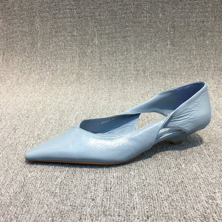 Damer Raffinerad Spets Ballerinas med Mjuk Läderyta Mirla-Eva Jonsson