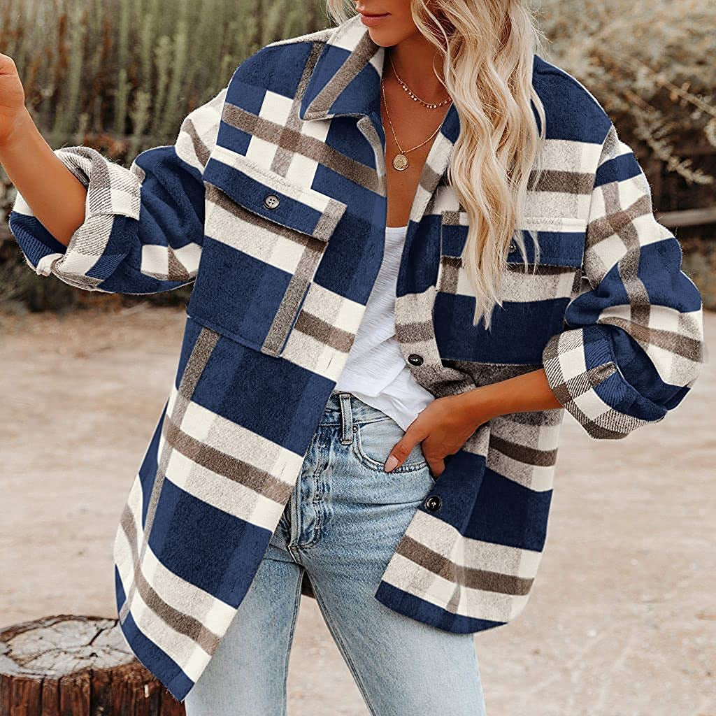 Damer Randig Overshirt-Jacka Mirla-Eva Jonsson