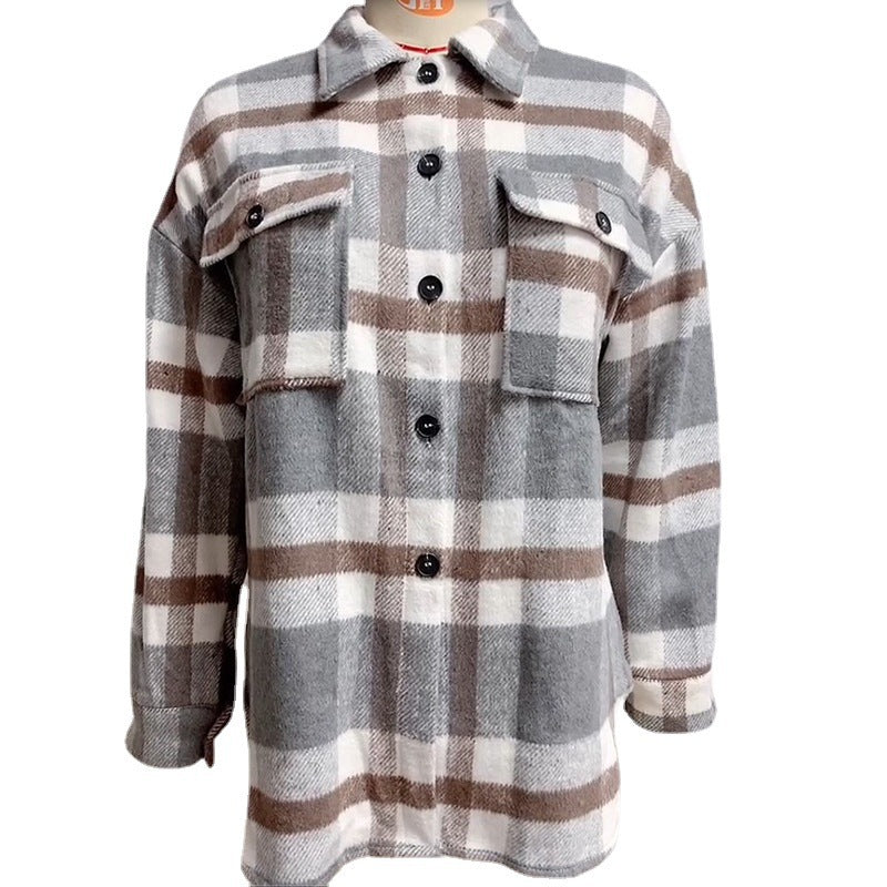 Damer Randig Overshirt-Jacka Mirla-Eva Jonsson