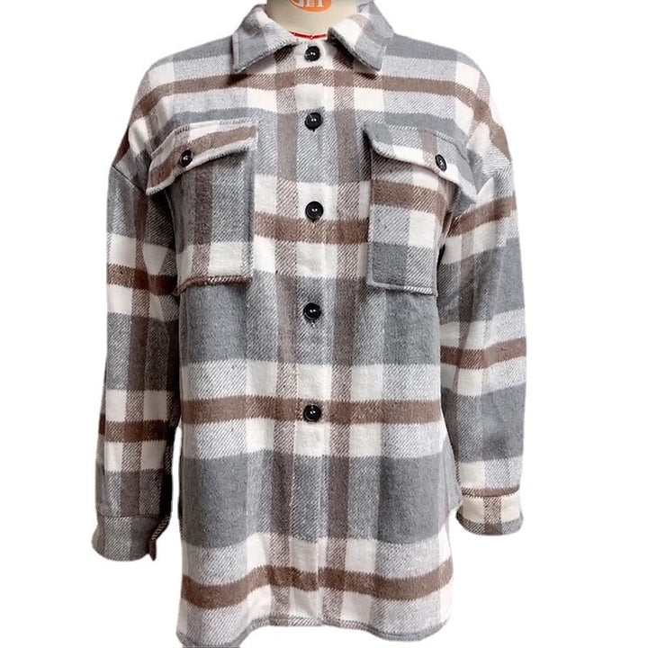 Damer Randig Overshirt-Jacka Mirla-Eva Jonsson