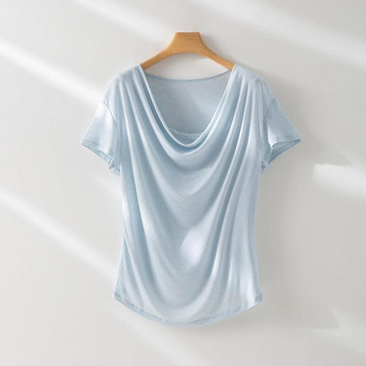 Damer Relaxed Fit Draperad Topp Mirla-Eva Jonsson