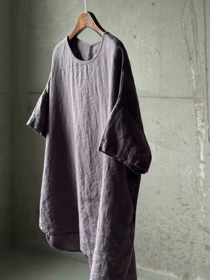 Damer Relaxed Fit Linne T-shirt Mirla-Eva Jonsson