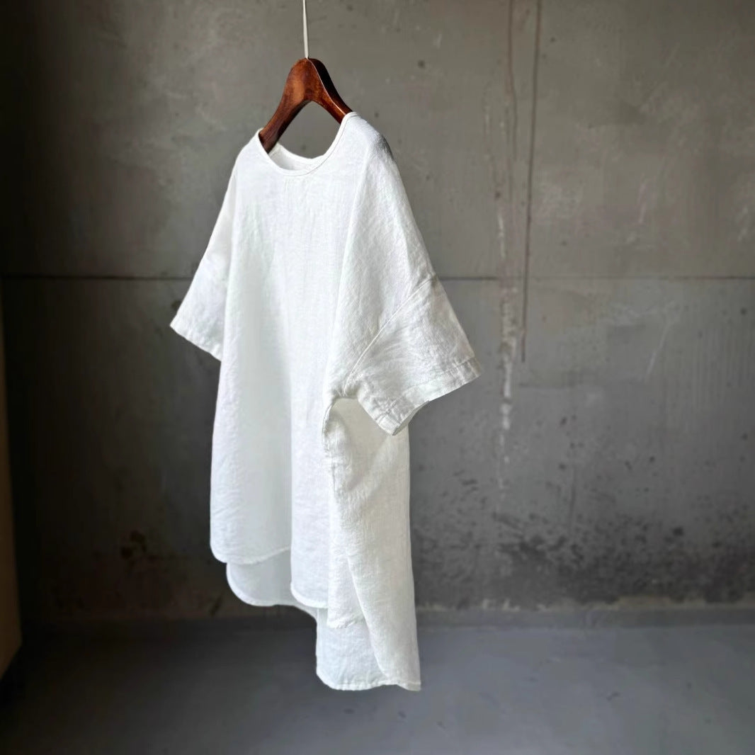Damer Relaxed Fit Linne T-shirt Mirla-Eva Jonsson