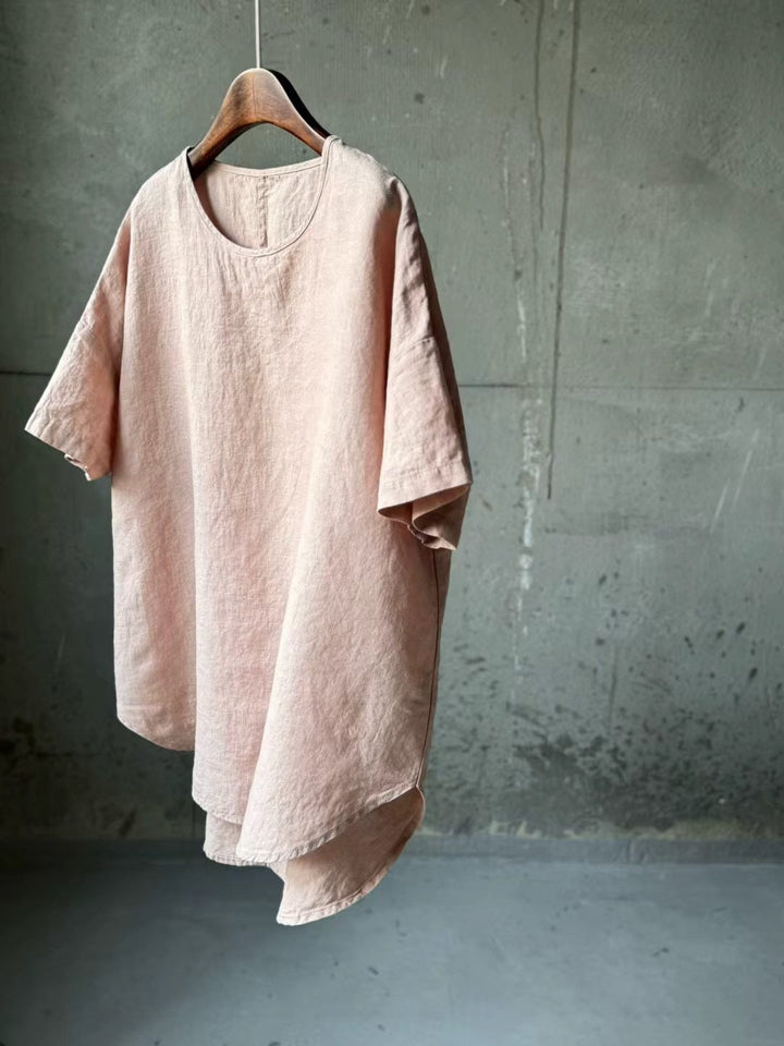 Damer Relaxed Fit Linne T-shirt Mirla-Eva Jonsson