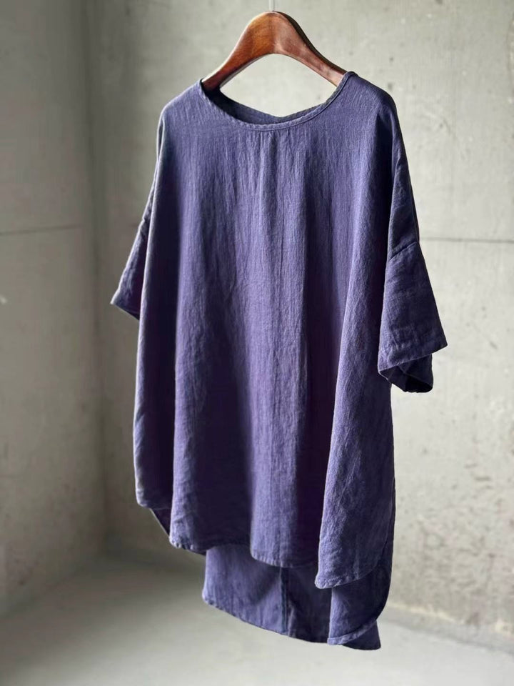Damer Relaxed Fit Linne T-shirt Mirla-Eva Jonsson
