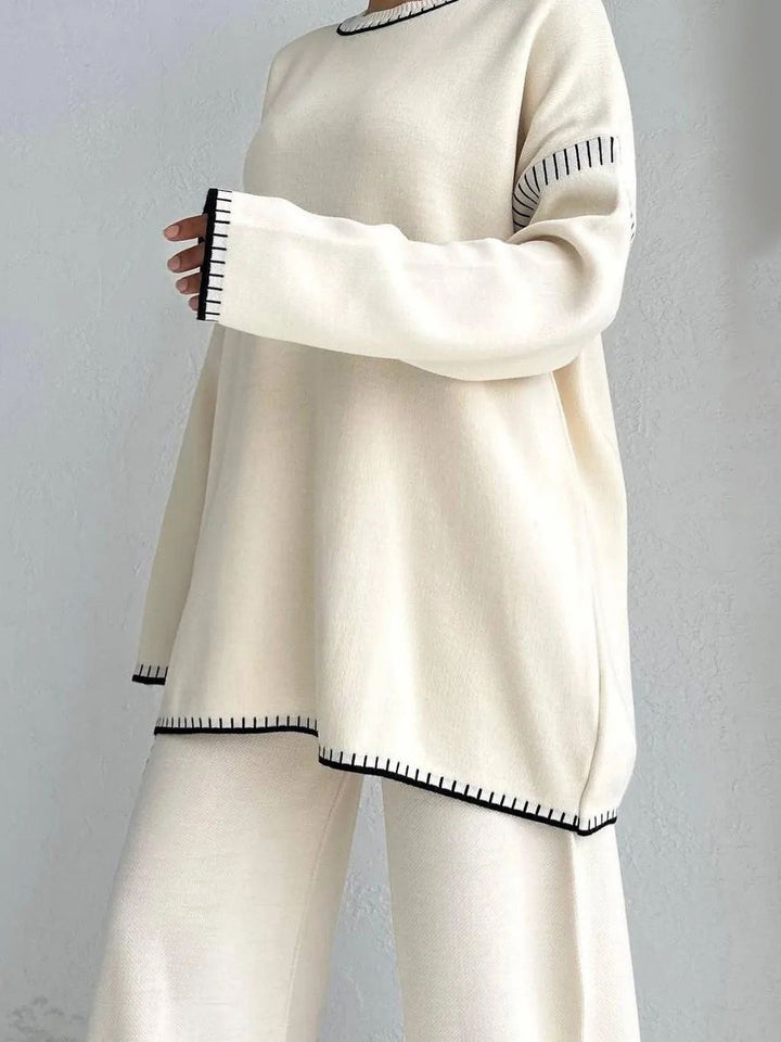 Damer Relaxed-Fit Stickset Mirla-Eva Jonsson