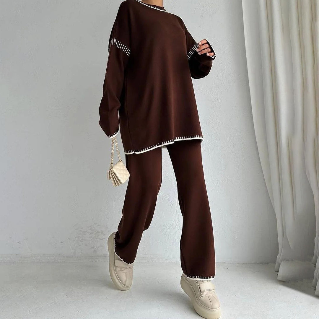 Damer Relaxed-Fit Stickset Mirla-Eva Jonsson