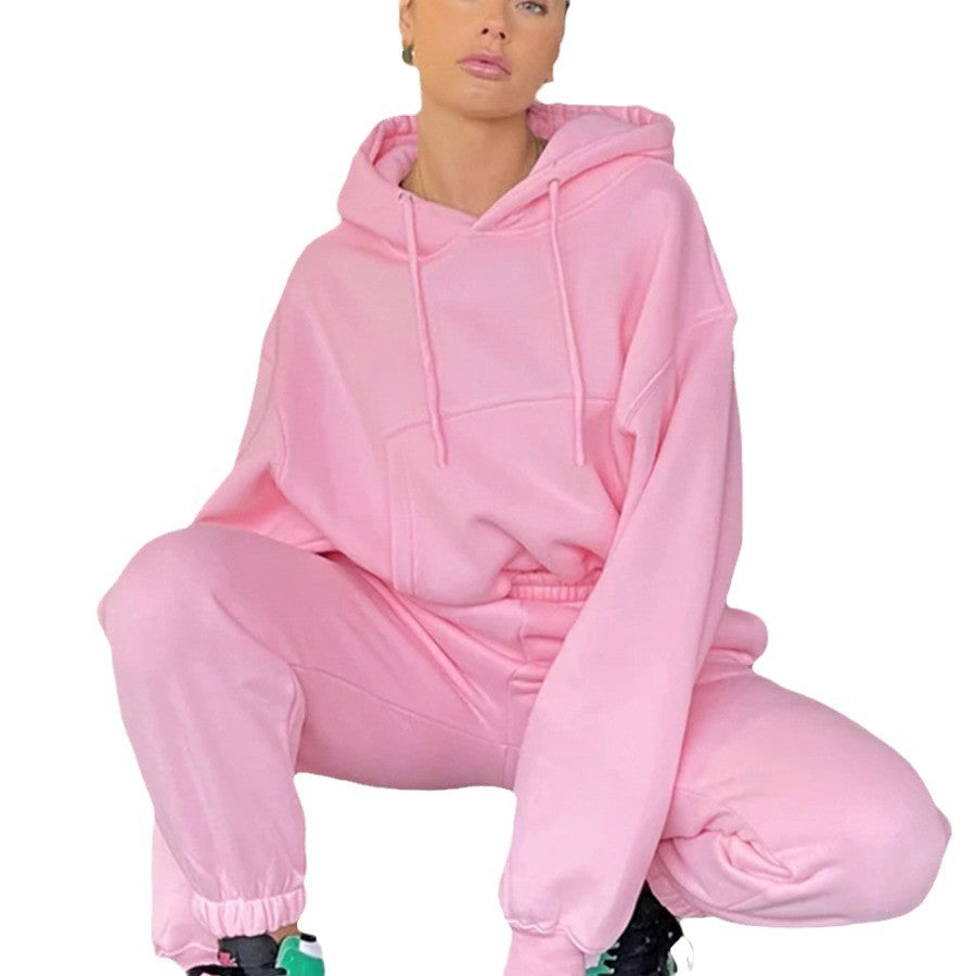 Damer Relaxed Fit Sweatdräkt med Oversized Huva Mirla-Eva Jonsson