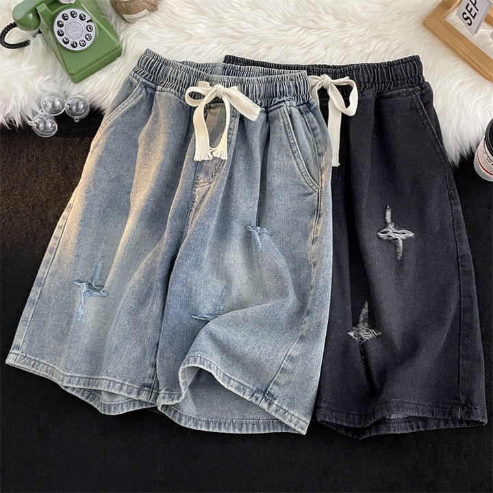 Damer Rivna Denim Bermuda Shorts Mirla-Eva Jonsson