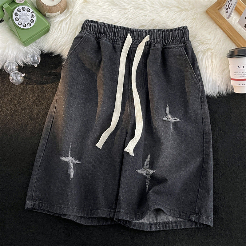 Damer Rivna Denim Bermuda Shorts Mirla-Eva Jonsson
